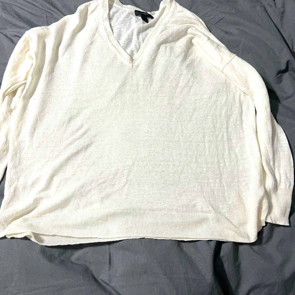 🌸👚🧣JCrew Womens medium V-Neck sweater